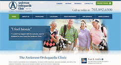 Desktop Screenshot of andersonclinic.com