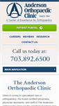 Mobile Screenshot of andersonclinic.com